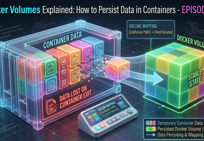 Episode 06 – Docker Volumes Explained: How to Persist Data in Containers